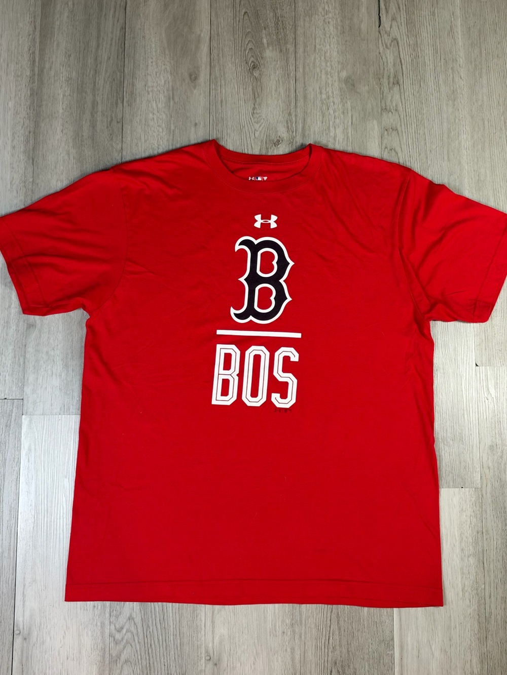 Under Armour Men’s MLB Boston Red Sox BOS HeatGear Red T-Shirt Size XL